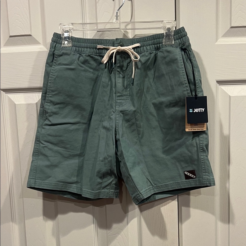 NWT-Jetty Men's Green Shorts